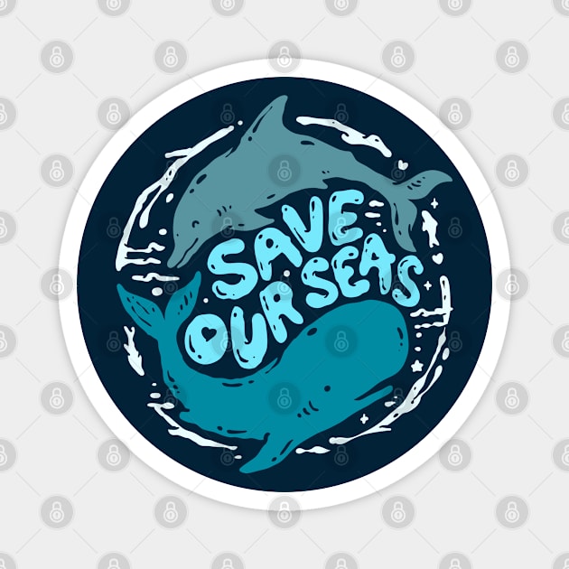 Save Our Seas Magnet by machmigo